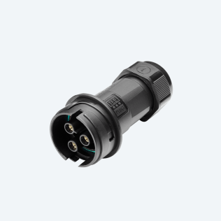 Socket Connector 3p 4MMQ D10-16.5 IP66/IP68 UP