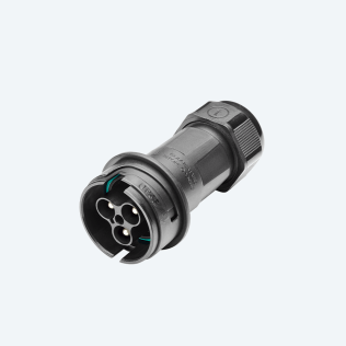 Plug Connector 3p 4MMQ D10-16.5 IP66/IP68 UP
