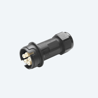 Socket Connector 5p Screw D10-16.5 IP66/IP68 UP
