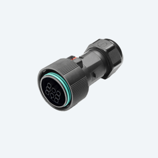 Socket Connector 8p Screw D10-16.5 IP66/IP68 UP