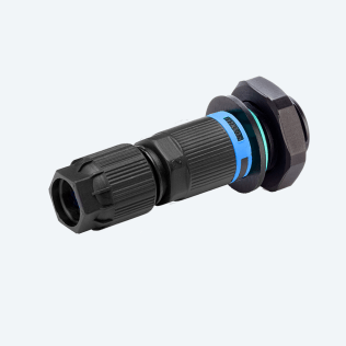 Micro Joint panel-mounted Connector M16 2p screw +/- IP66/IP68