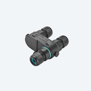 Junction Connector "Y" 4p Screw D7-12 IP66/IP68 UP