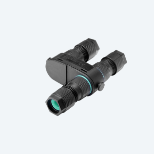 Junction Connector "Y" 4p Screw D7-13 IP66/IP68/IP69 UP