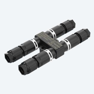 Micro Junction Connector "H" 2p Screw 1-2 IP66/IP68