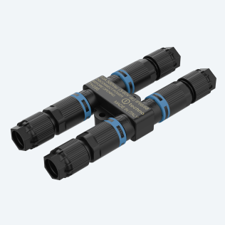 Micro Junction Connector "H" 2p Screw +/- IP66/IP68