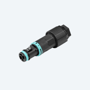 Micro Socket Connector 2p Screw D7.5-9 IP66/IP68