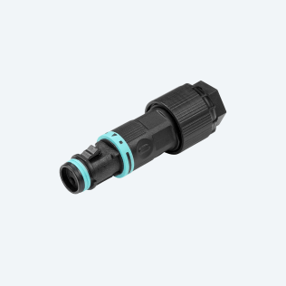 Micro Socket Connector 3p Screw L-N-PE D7.5-9 IP66/IP68