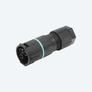 Mini Socket Connector self-lock 3p Screw D7-13 IP66/IP68 UP