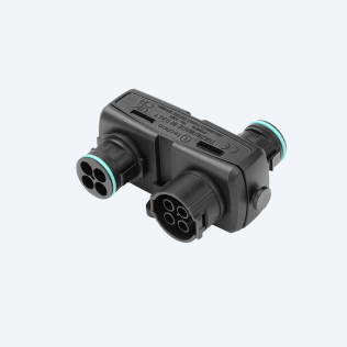 Current distributor plug & socket self-lock 4p Screw IP66/IP68 UP