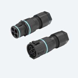 KIT Mini Plug & Socket Connector 4p Screw D7-13 IP66/IP68 UP