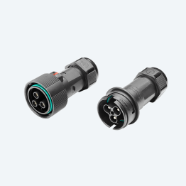 KIT Plug & Socket Connector 3p Screw 4MMQ D10-16.5 IP66/IP68 UP