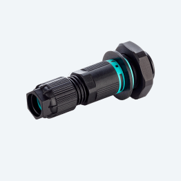 Micro Joint panel-mounted Connector M16 2p screw L-N IP66/IP68