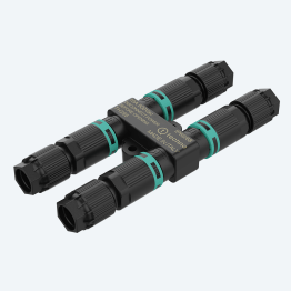 Micro Junction Connector "H" 2p Screw L-N IP66/IP68