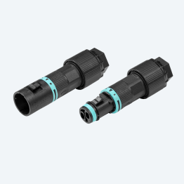 KIT Micro Plug & Socket Connector 2p Screw D7.5-9 IP66/IP68