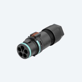 Mini Plug Connector 2p Screwless D7-13.0 IP66/IP68